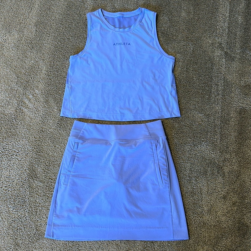 Athleta Tank and Skort Set